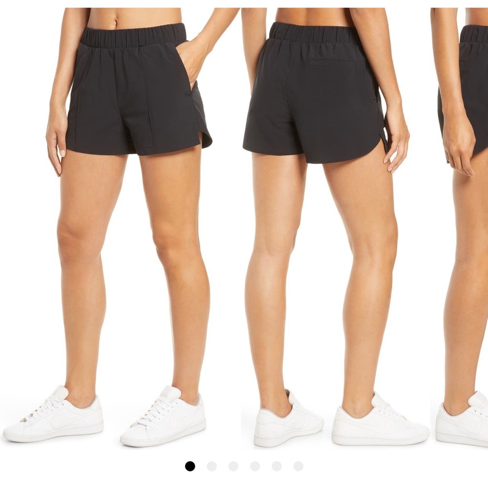 Zella Taylor Getaway High Waist Stretch Recycled Polyester Shorts